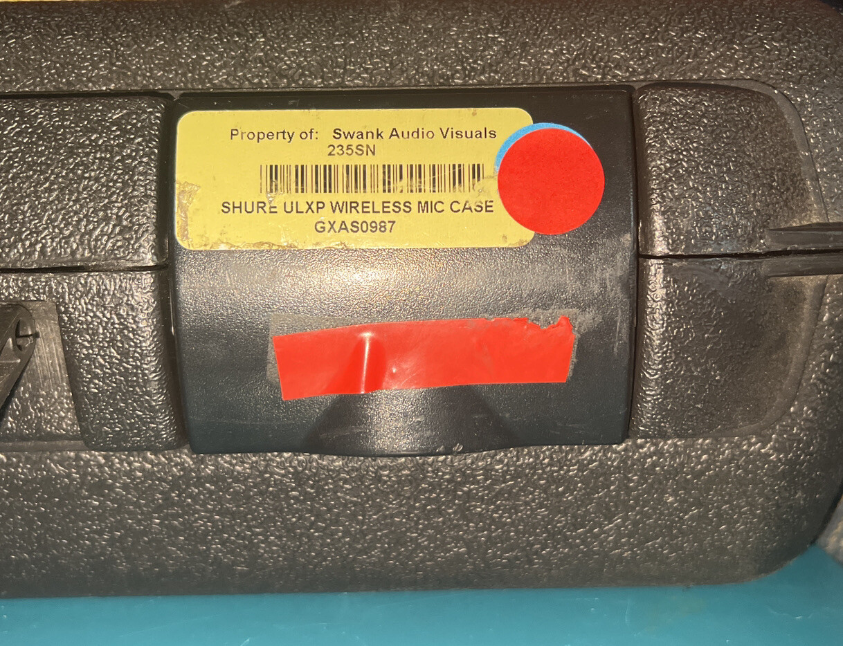 SKB Weatherproof Case for Shure ULXP Wireless Microphone System With Foam