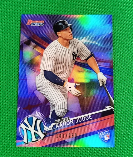 2017 Bowman's Best #1 Aaron Judge Purple Refractor #/250 Rookie RC Yankees