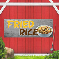 Fried Rice Indoor Outdoor Vinyl Banner Design