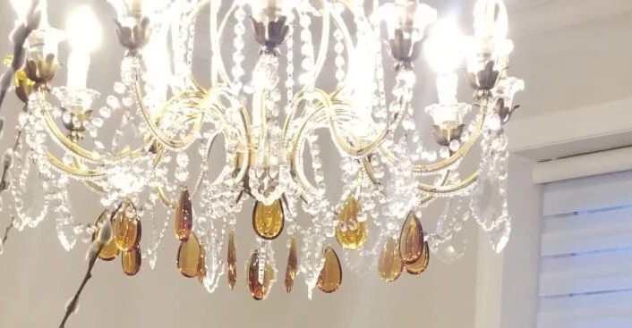 Lámpara de araña italiana vintage Foto 2 de 4