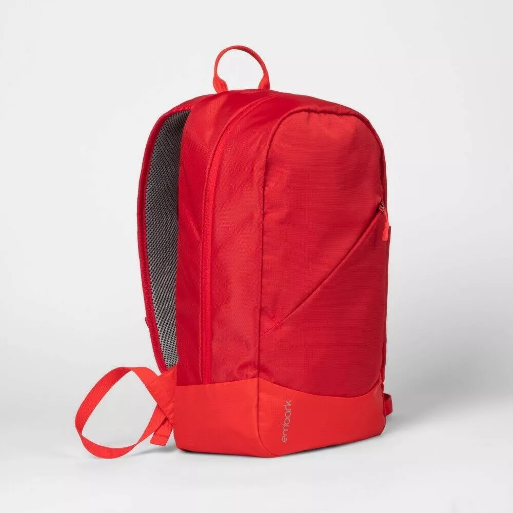 Embark 15L Basic Backpack Daypack Red 18x9x5 NEW | eBay