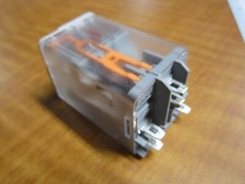 Lot of 7 5 Pin Power Relay, SPDT, 240VAC, Square Plug In Socket Mount
