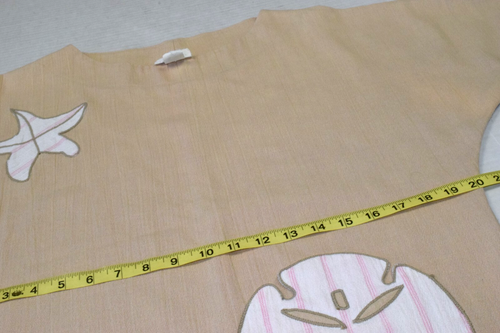 Vintage Top Hose Set Mari Gr. M 80er sand beige sand Dollar Applikationen Made USA - Bild 9 von 19