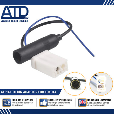Antenne Adapterkabel din Stecker auf Buchse für Toyota Supra Sequoia RAV4 Prius