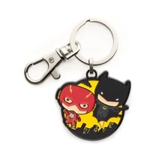 DC Comics: The Flash & Batman Chibi - Collectible Keychain - 4cm x 4.4cm
