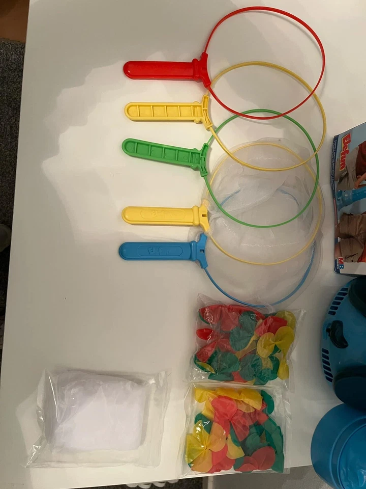 Elefun Butterfly Catching Game MB 2002  Retro Super Rare  SEALED PACKETS - Image 2 of 4