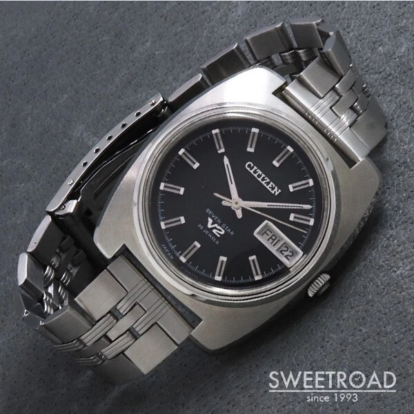 CITIZEN SEVENSTAR V2 Ref.4-720181T 25Jewels 1970 Automatic Stainless Men's Watch