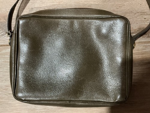 Bolso de Hombro Salvatore Ferragamo de Cuero, Caqui/Ejército/Verde Oliva - Imagen 3 de 4