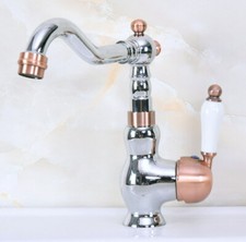 Antique Copper  Chrome Brass Kitchen Faucet Bathroom Sink Mixer Tap 2nf913
