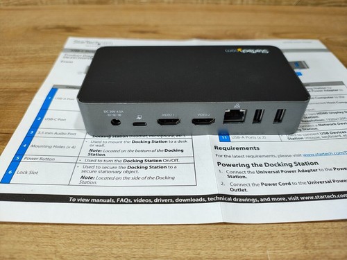 Estación de Acoplamiento para Monitor HDMI Doble USB-C StarTech -1080P- 60w USB-C. DK30CHHPDUK - Imagen 4 de 4