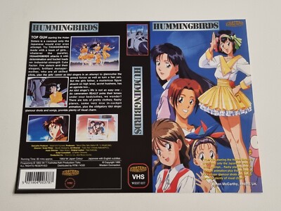 Hummingbirds Anime Manga UK print VHS Tape promo slick Western connection 