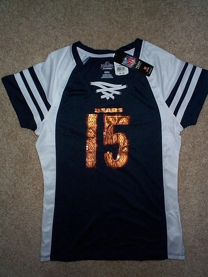 ($65) Camiseta deportiva de los Chicago Bears BRANDON MARSHALL nfl MUJER/MUJER/DAMA (m-mediana) Foto 2 de 3