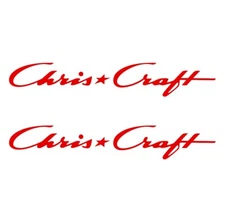 Set of 2 Vinyl Decals for Chris Craft, Boat Hull Stickers. Free Shipping