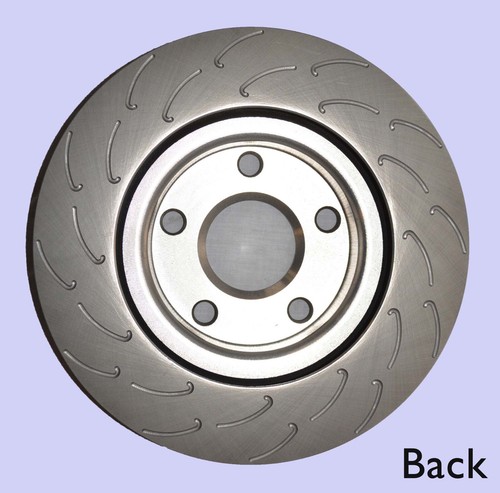 FORD TERRITORY FG XR6 XR8 G6E TURBO DISC BRAKE ROTORS PERFORMANCE SLOTTED 322MM - Foto 2 di 2