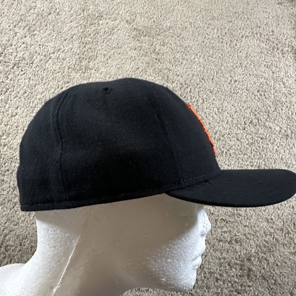 Gorra de béisbol vintage Sf Giants para hombre 7 1/8 negra New Era 5950 mlb años 90 Y2k EE. UU. Foto 4 de 4