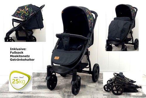 Kinderwagen Buggy Lionelo Annet Plus bis 25 kg inkl. Zubehör NEU