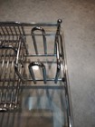 Vintage Silverware Caddy Buffet Silver Clear Acrylic Base Oneida Rogers FREE SHP — photo 6