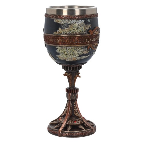 Game of Thrones Nemesis Now Seven Kingdoms Goblet 17.5cm Bronze, Resin w/Stainle - Picture 4 of 6