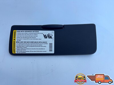 2006-2010 PONTIAC SOLSTICE SUNVISOR FRONT LEFT SIDE SUN VISOR BLACK OEM 06-10