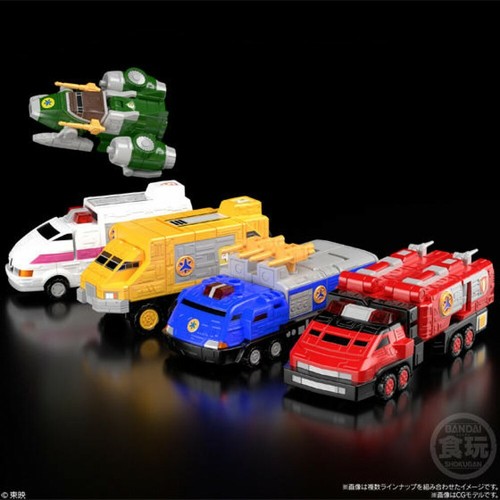 BANDAI Super mini plastic emergency combination Victory Robo Go Go Five - Picture 6 of 10