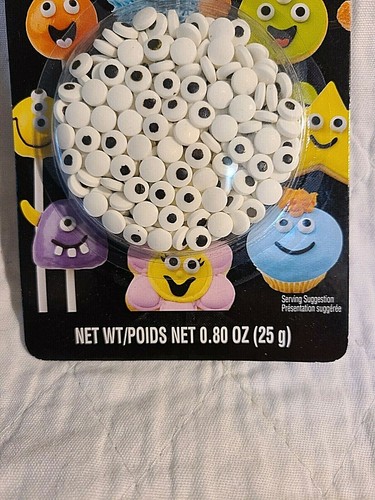 (2) Wilton Candy Eyeball Decorations Packs - Mini Eyeball Approx. 1/4" Dia. - Picture 4 of 5
