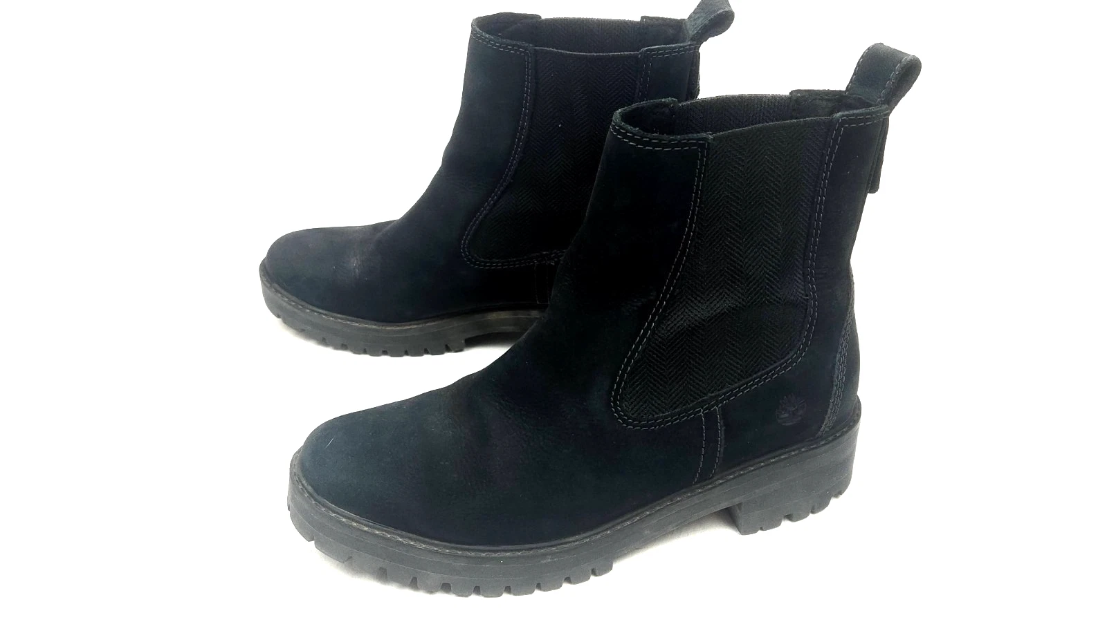 Timberland Stivaletti Chelsea Donna Courmayeur Valley A1J66 Nero Taglia 9 5