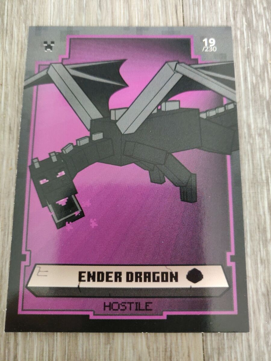 Panini Minecraft Adventure Trading Cards Card No. 19 Ender Dragon