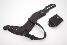 Leather Wrist Strap Hand Grip Hand Strap for DSLR Camera - Black