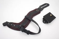 Leather Wrist Strap Hand Grip Hand Strap for DSLR Camera - Black