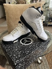 Authentic Jordan Air Jordan 5 Retro White/Bla...