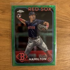 David Hamilton 2024 Topps Chrome Logofractor Edition Rookie Green /99 #49