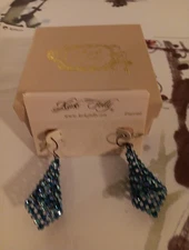 Kirks Folly Blue Zircon Light Sapphire Swarovski Crystals Gunmetal Findings New