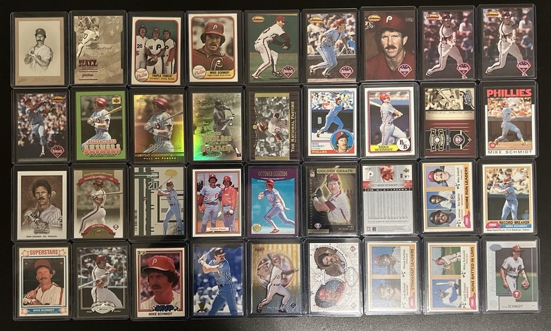 Mike Schmidt 450+ Card Lot - Numbered/Rare/Vintage Etc 