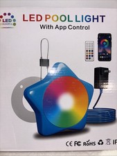 Led Pool Light IP68 Waterproof Music Sync Underwater Light Built-in Transformer