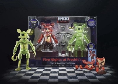 Five Nights at Freddy s - Endo-01 (Classic Foxy and Radioactive Foxy) In-hand