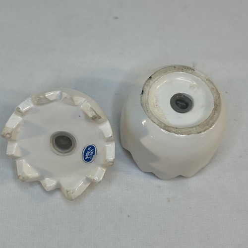 Vintage Cracked Egg Stacking Salt And Pepper Shaker JAPAN - Picture 3 of 11