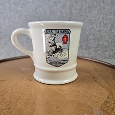 VINTAGE USS TARAWA (LHA-1) EAGLE OF THE SEA VICTORY MUG US NAVY MIL-CERAM CUP