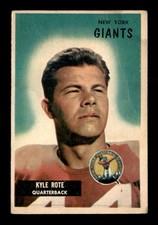 1955 Bowman #137 Kyle Rote   GOOD X3654225