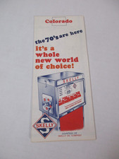 NOS Vintage 1970's Skelly Colorado Gas Station Travel Road Map-Box E