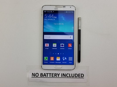 Samsung Galaxy Note 3 (SM-N900V) 32GB - White (GSM Unlocked) Smartphone - H3715
