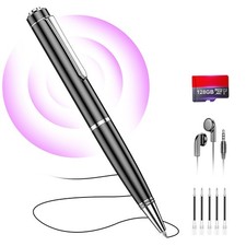 64GB Digital Voice Activated Recorder Pocket Audio Recording Pen Playback Device