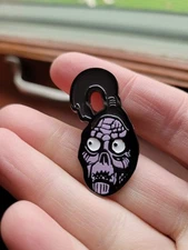 Beetlejuice Enamel Pin Shrunken Head