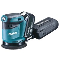 Makita DBO180RTJ Akku-Exzenterschleifer 18,0 V, Mit 2 Akkus