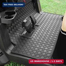Golf Cart Floor Liner Mat 8mm Thick Rubber Full Coverage Fit for Club Car Preced