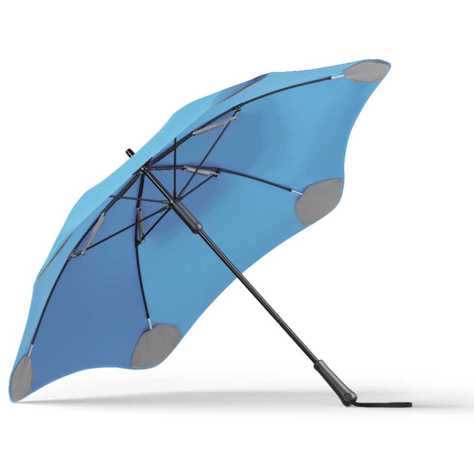 BLUNT Classic Umbrella BLUE Large, Full-Length Stick 120cm | 2-YEAR WARRANTY