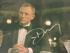 DANIEL CRAIG SIGNED AUTOGRAPH JAMES BOND 8X10 COLOR PHOTO COA HOLOGRAMS