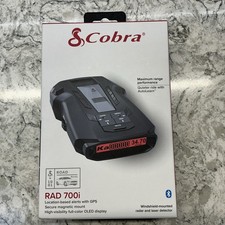 BRAND NEW Cobra RAD 700i Radar Detector GPS AutoLearn CarPlay Front Rear