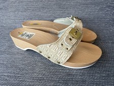 Dr Scholls Vintage The Original Exercise Wood Sandals, Size 6