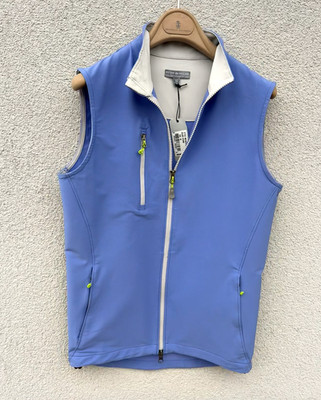 UVP 165 $ Peter Millar Weste Damen EXTRA SMALL blau Performance Weste BRANDNEU!
