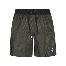 Moncler Swim Shorts with Logo Patch Drawstring 835 136457666